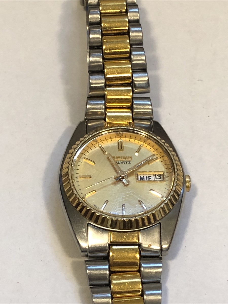 Seiko Vintage Retro Two Tone Women display picture 1