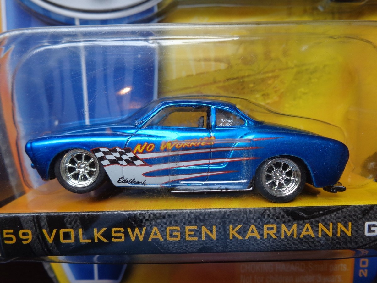 1959 VOLKSWAGEN KARMANN GHIA 1/64 VW JADA V-DUBS 2007 WAVE # 3 NO