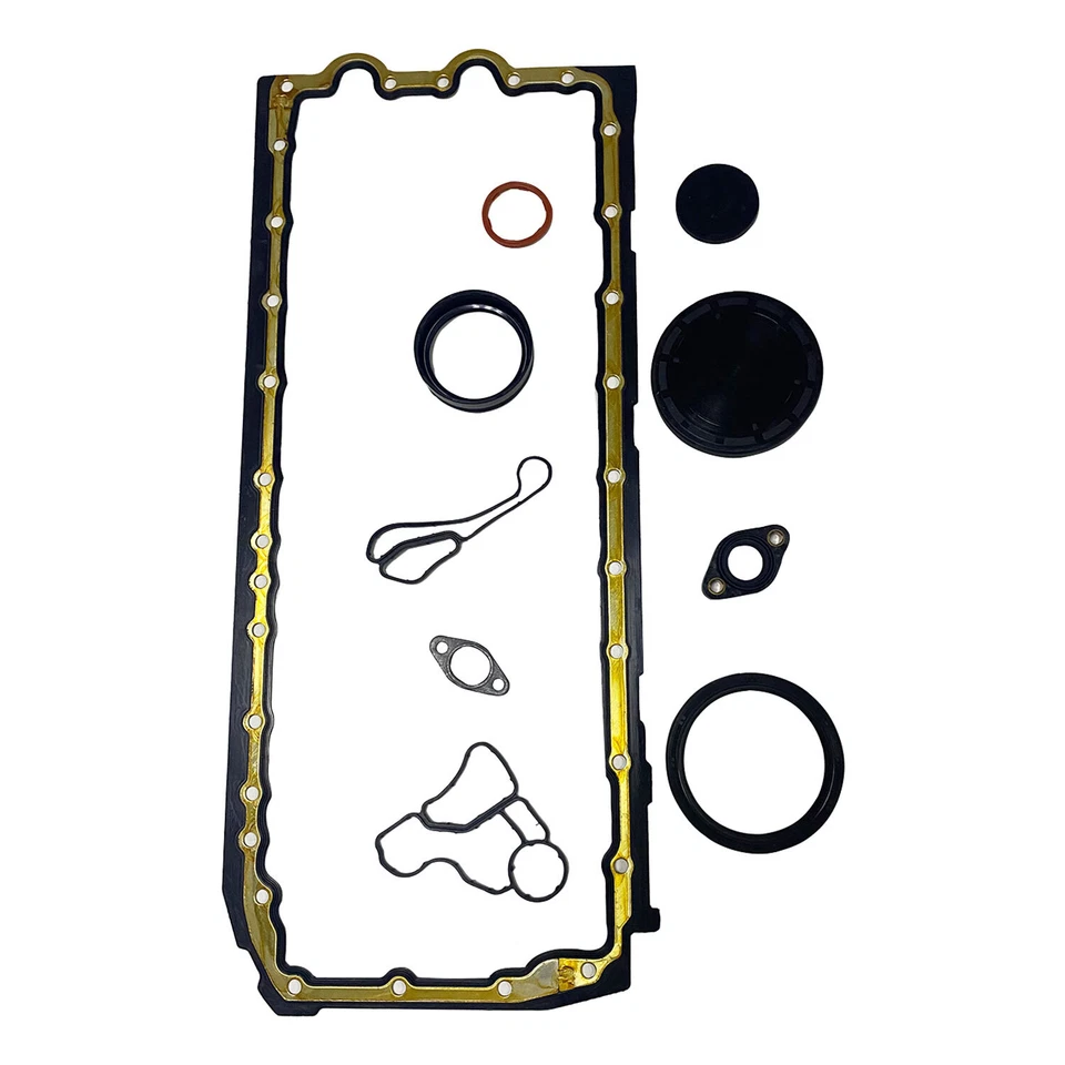 Fit For BMW 335i 335xi 435i 11137600482 Lower Gasket Set with Oil Pan Gasket Foto 3 de 4