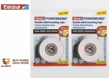 Tesa Powerbond Ultra Strong Heavy‑Duty Double‑Sided Tape 1.5 m x 19 mm