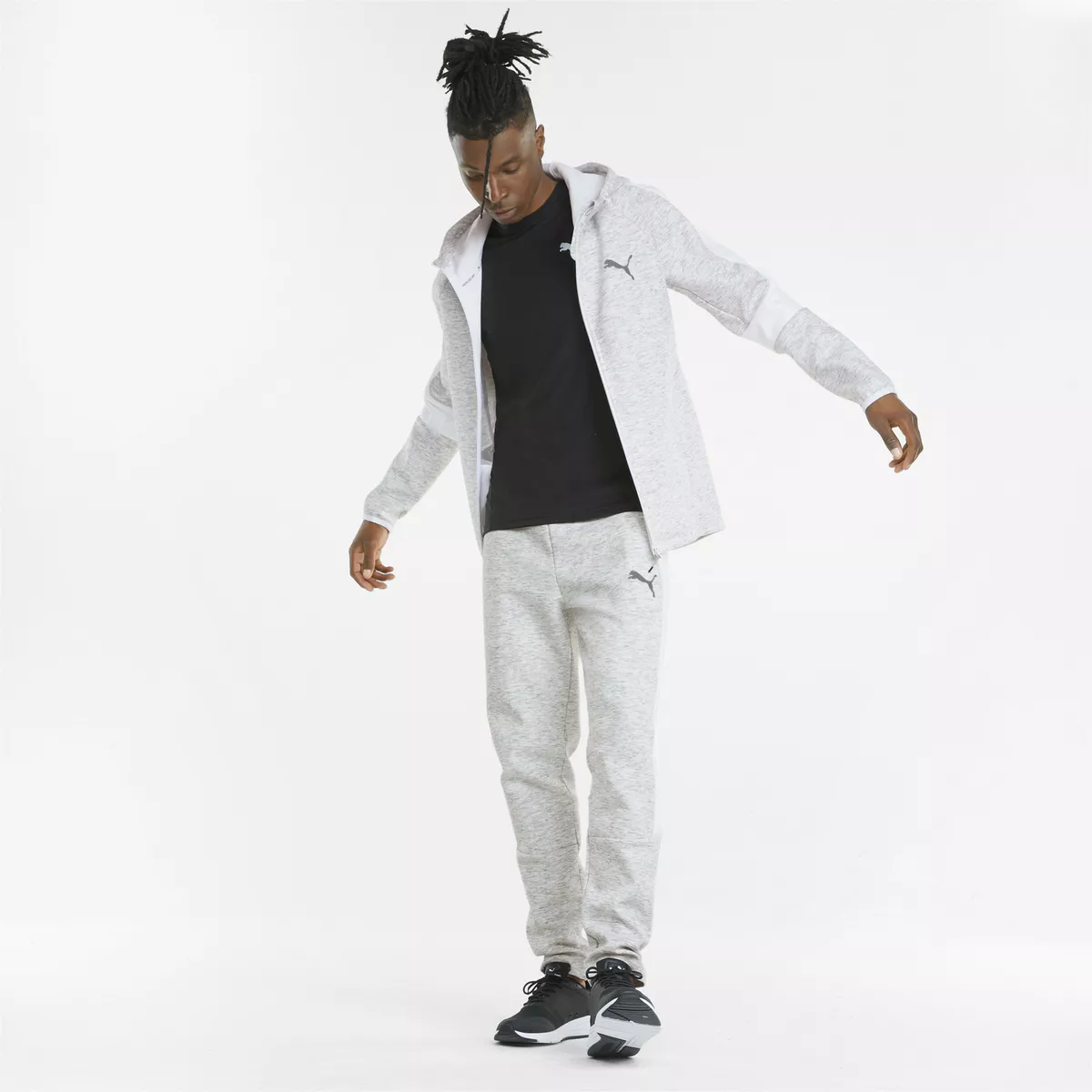 Puma men's evostripe shop move full zip hoodie