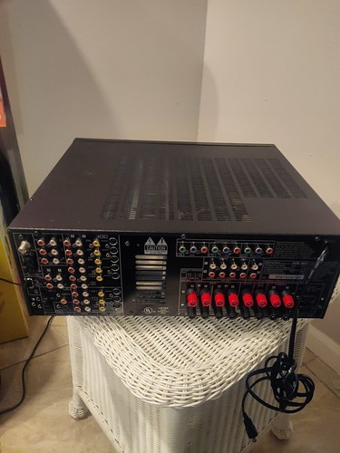 Denon AVR 2802 6.1 Channel 135 Watt Receiver Power Cable  No Remote - Picture 14 of 19