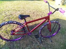 se bikes red Anno with purple pauls ruf neck redline primo shadow quadangle pk