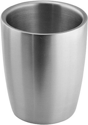 iDesign 21860 Forma Zahnputzbecher, modernes Design Zahnbürstenhalter, aus Sta