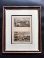 Original 1829 THOMAS HOSMER SHEPHERD Hand Colored Steel Engraving. NR