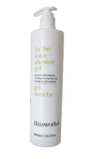 THISWORKS In The Zone Shower Gel Eucalyptus Petitgrain Essential Oils 12.2 Fl Oz