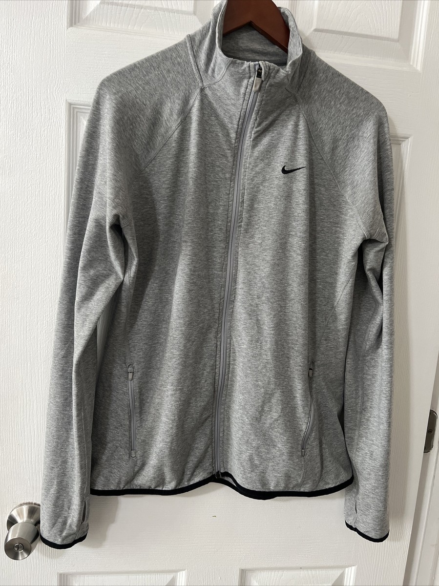 NIKE グレー ジップアップジャケット 短丈 DRY FIT Nike グレー ジップアップジャケット - メルカリ