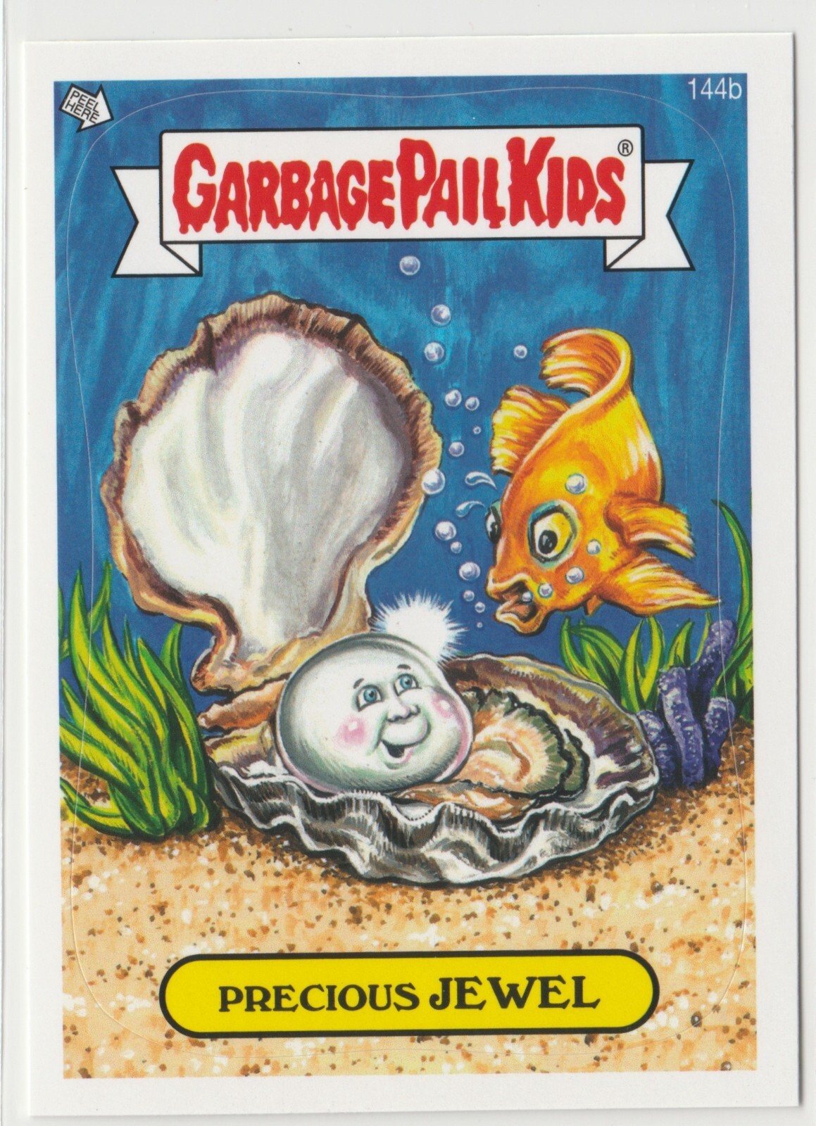 Vintage 2013 GPK Series 3 Precious Jewel #144b Garbage Pail Kids Card BNS3