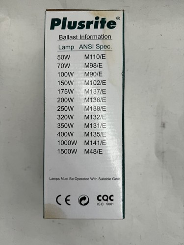6 Pieces Plusrite MH200/BU/PS Pulse Start 200 W Mogul Base BT28 HID M136/E - Picture 4 of 4