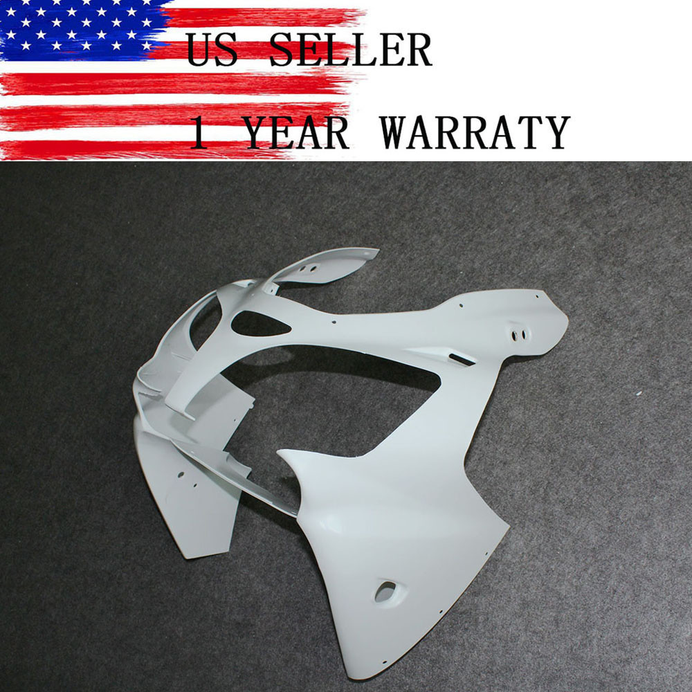 ネクロフィリア 初版 Unpainted Front Nose Cowl fit for Kawasaki Ninja ZX-6R 2000-2002