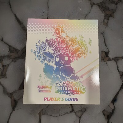 Pokemon TCG Prismatic Evolutions ETB Player's Guide Manual Book