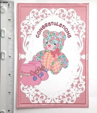 3D UPick  Congratulations its a Boy Girl Baby  Scrapbook Card Embellishment 3916