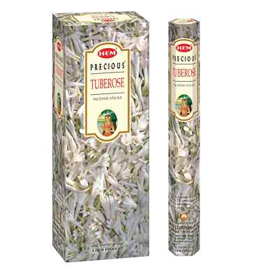 Hem Tuberose Agarbatti Natural Rolled Fragrance Masala Räucherstäbchen 120 St...