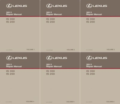 #ad 2011 Lexus IS 350 IS 250 Shop Service Repair Manual Complete Set $438.00
