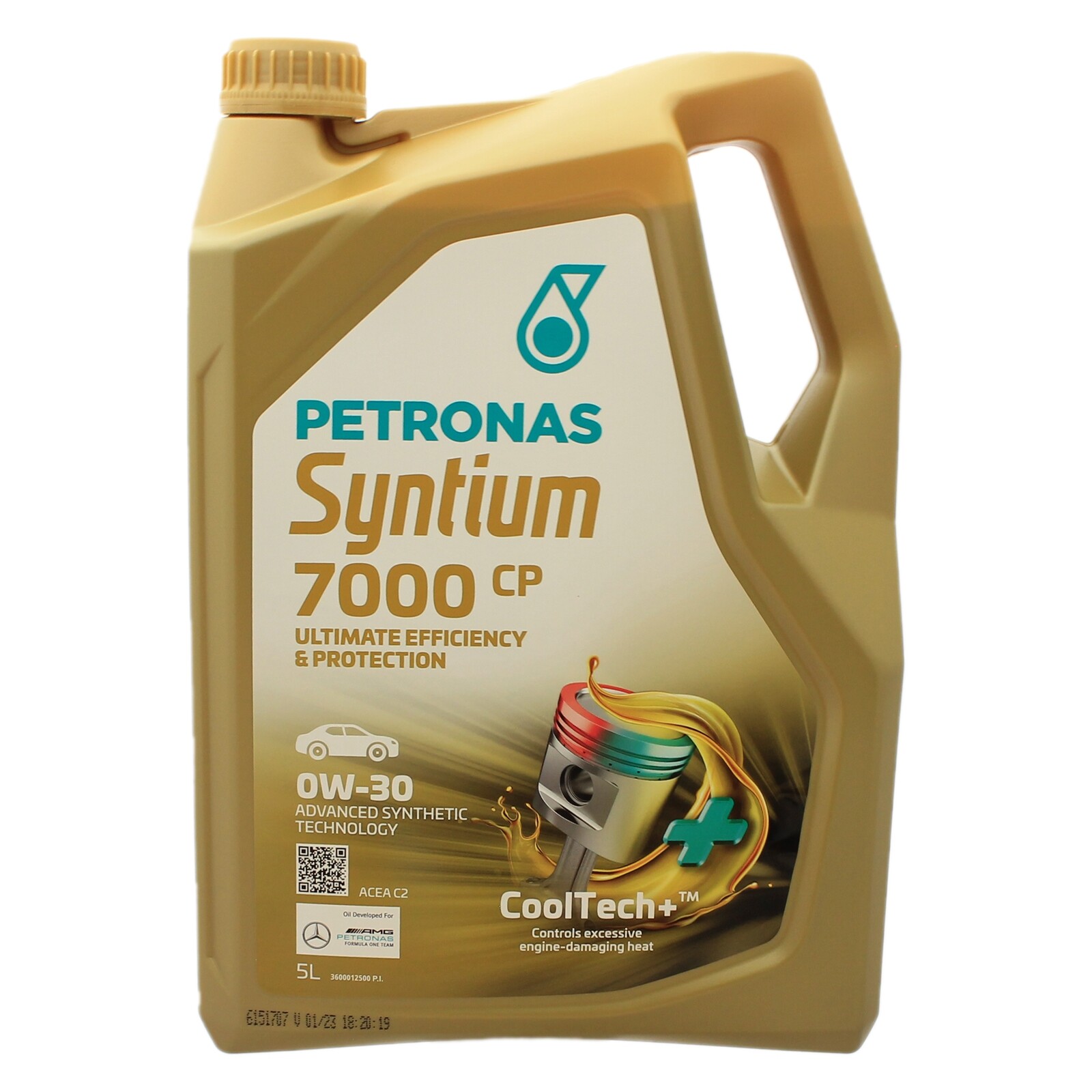 Petronas Syntium 7000 CP 0W-30 Fully Synthetic Engine Oil With CoolTech+ Plus 5L