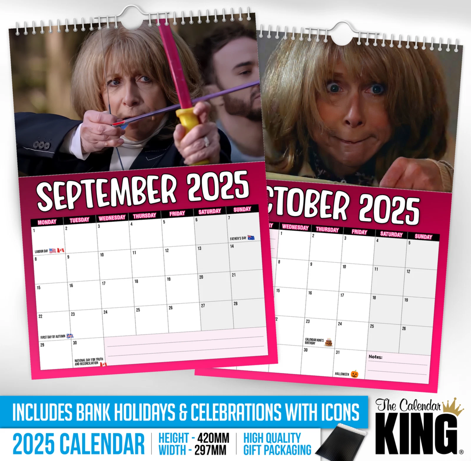 2025 Calendar - Gail Platt – Funny - Quirky - Christmas - Birthday