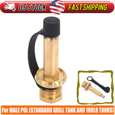 GA510 Male POL 1-3/4" Acme Hand Wheel Propane Fill Filler Valve Coupling Adapter