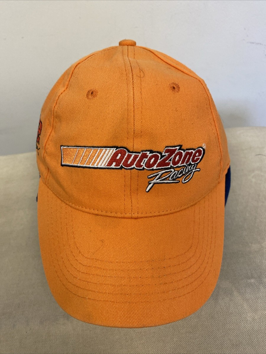 Auto Zone Racing Hat Cap Adjustable Image One Orange NASCAR /546
