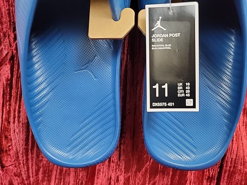 NEU Jordan Slides Herren 11 Post Game Cushioned Slipper Industrial Blue DX5575 401 - Bild 3 von 16