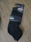 DARN TOUGH VERMONT RUN 1/4 ULTRA-LIGHTWEIGHT W/CUSHION BLACK SOCKS SIZE XXL