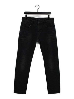 Mavi Herren Jeans W 34 in schwarz Baumwolle mit Elasthan gerade
