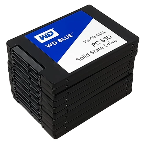 Job Lot 10 Western Digital WD Blue WDS250G1B0A 250GB SATA 2.5" 90-99% Health SSD