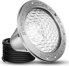 LED Pool Lights for Inground Pools 10 Inch LED Pool Light with 50FT Cord NEW