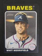 2024 Topps Heritage High Number - Whit Merrifield #597 Black Border