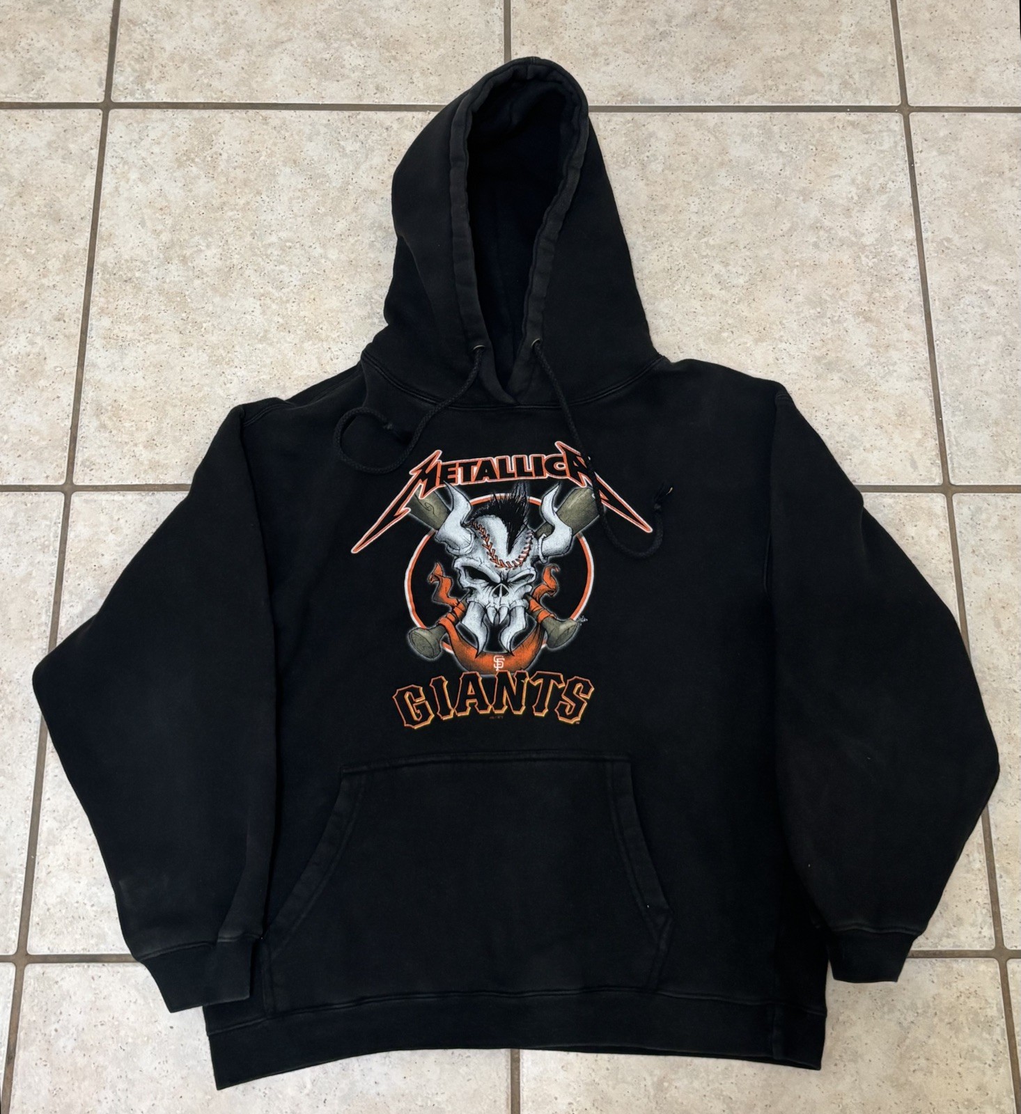 Metallica San Francisco Giants Hoodie Men’s Size L