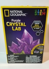 Purple Crystal Growing Kit. National Geographic Lab Kit.