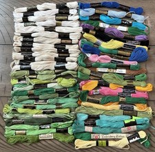Lot Of Fifty Embroidery Floss, J P Coats, Coats Clark, Star