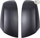 Driver and Passenger Side Mirror Cover Matte Black with Clip for Toyota Tundra
