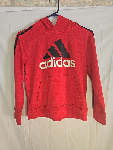Adidas Kids hoodie Sweatshirt, barely used Red Lightweight