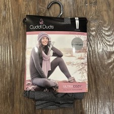 Cuddl Duds Ultra Cozy Comfort leggings Size M Heather Charcoal NWT