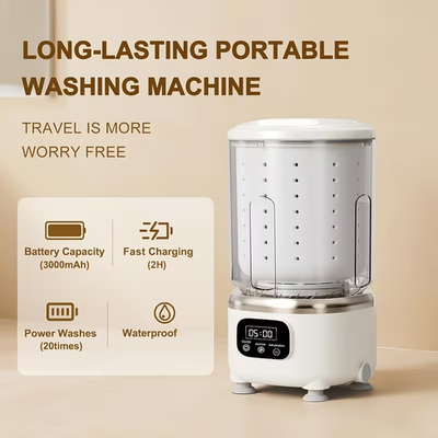 #ad Portable Washer Dryer Combo Rechargeable Cordless Deep Cleans $39.99