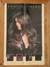 EMMYLOU HARRIS / '78 Vintage 23 x 35  Poster for Quarter Moon In A Ten Cent Town
