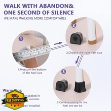 APLZGMG Heel Cap Protectors 12 Pairs, U Shape Stiletto