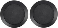 2 Pack 4 Inch Speaker Grill Cover Black SubWoofer Round Circle Mesh Woofer Grill