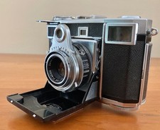 Zeiss Ikon Contessa 533/24 1951 35mm Folding Camera Tessar Lens Case Manual