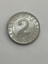 👀AUSTRIA 1952 2 GROSCHEN COIN HIGH GRADE UNC 👀