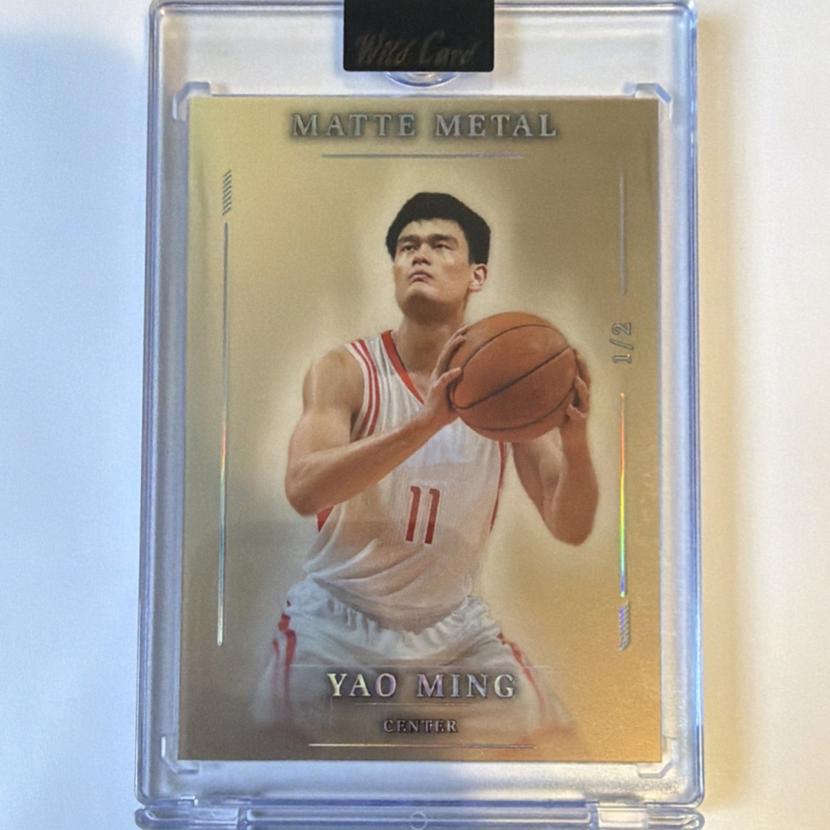 BRAND NEW!! Wild Card Matte Metal 2026 Yao Ming Numbered 1/2