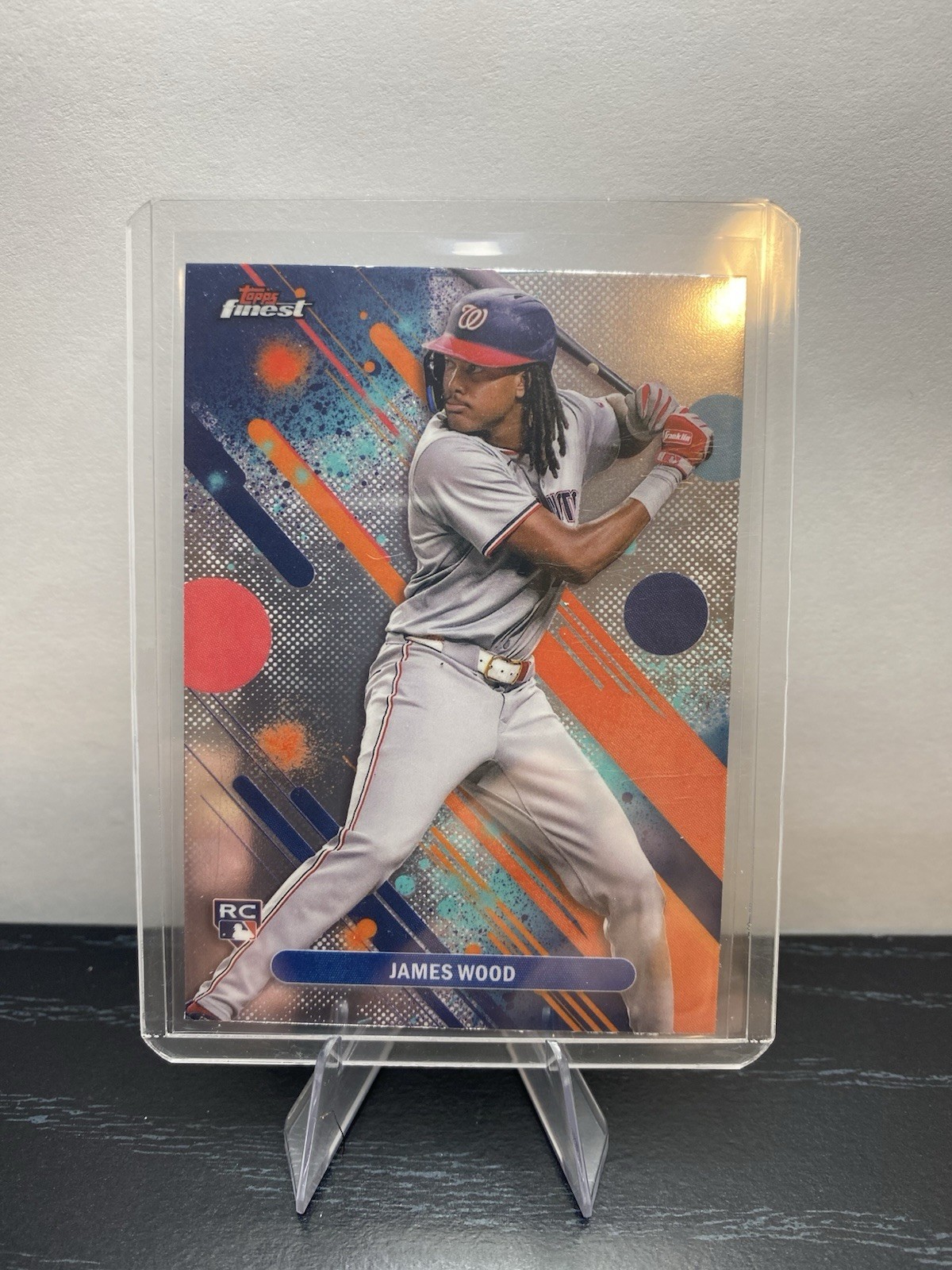 2025 Topps Finest #100 James Wood Rookie RC Nationals