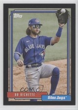2021 Topps Update 1992 Topps Redux Black Border 5/25 Bo Bichette #T92-47 15r3