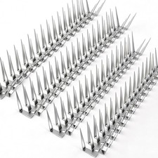 Bird Spikes, 1.5M Stainless Steel Bird Deterrent Spikes for Outside, Pigeon and