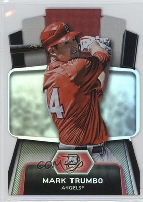 2012 Bowman Platinum Cutting Edge Stars Die-Cut Mark Trumbo #CES-MT 2s8