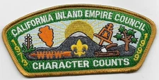 California Inland Empire Council SA-60 1973-1999 Character Counts CSP (Gold)