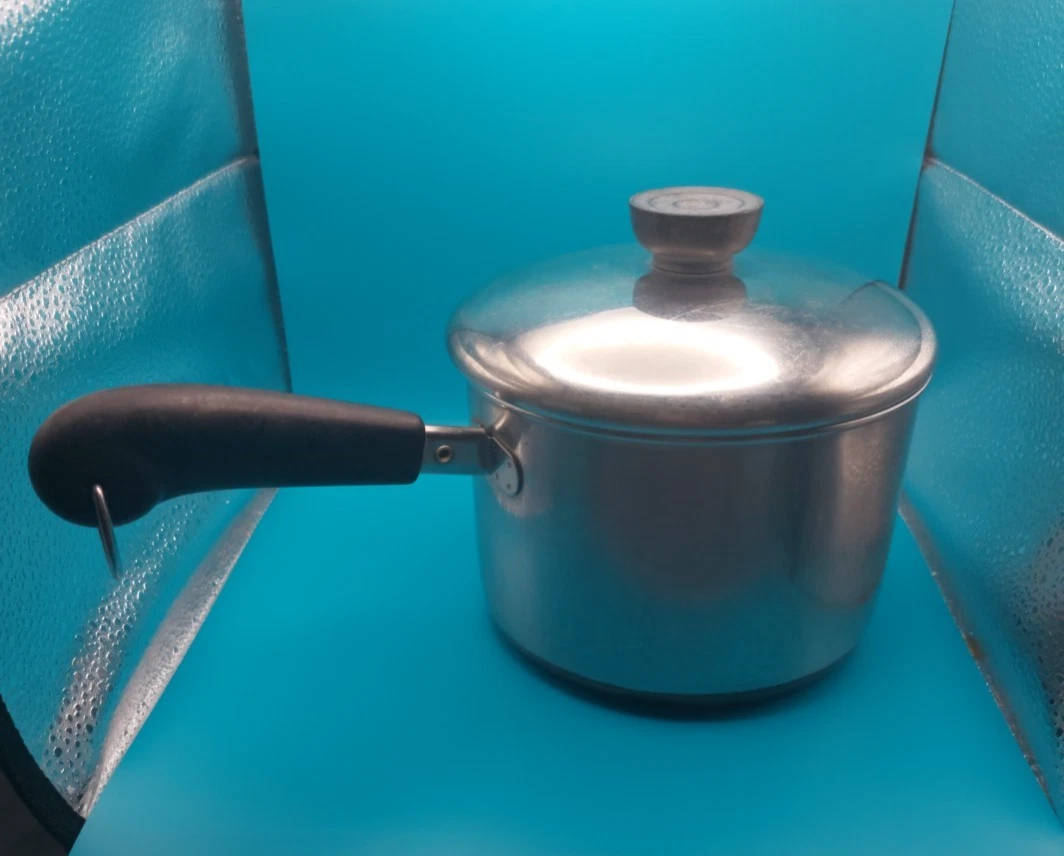 Vintage Revere Ware 2 Qt Saucepan w/ Lid Copper bottom 1980's Hard 2 find!