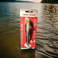Quantum Tarp Shad 16 Cm Natural Gun Gummifisch Hecht Zander Barsch Raubfisch