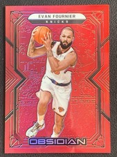 Evan Fournier 2021-22 Panini Obsidian Base Electric Etch Red Flood #27