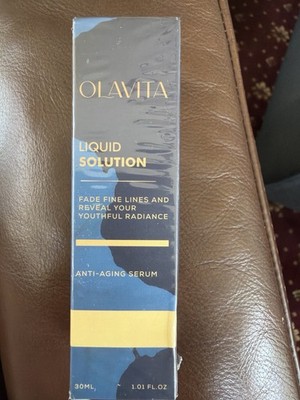OLAVITA Liquid Solution Anti Aging Serum 30 ml 1.01 oz Exp 5/07/28 New Sealed